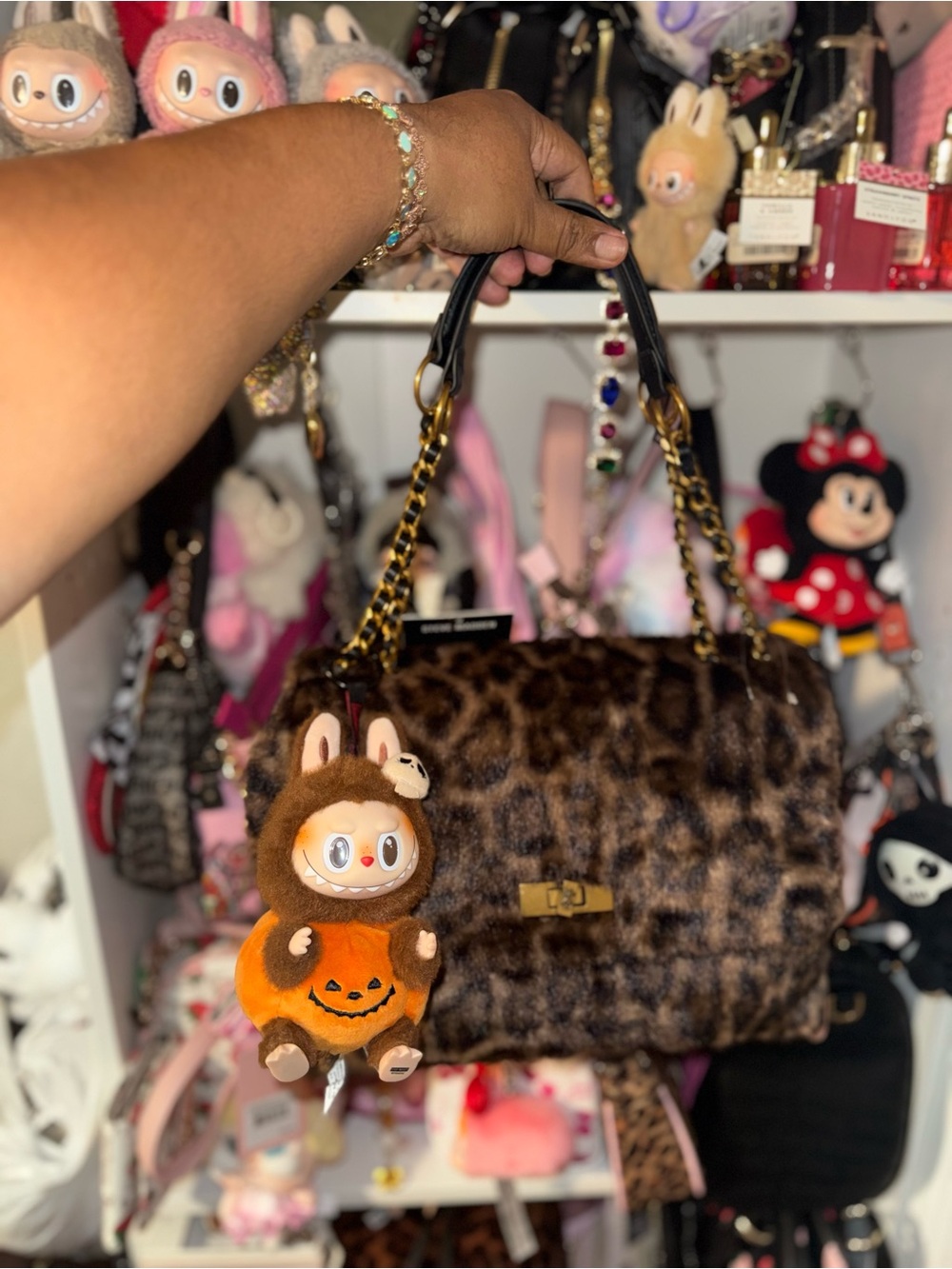 STEVE MADDEN BKOLMAN LEOPARD HANDBAG